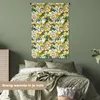 MuchoWow® Wandteppich Wandbehang Pfingstrose - Gelb - Produktbild-Vorschau 4
