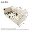 Flieks Hydraulisches Polsterbett 90x200cm mit USB & Type C, Produktbild-Vorschau 4