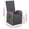 The Living Store 3-tlg. Bistro-Set mit Auflagen Poly Rattan Produktbild-Vorschau 6