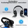 Bluetooth-Headsets, Bluetooth Over-Ear Kopfhörer mit RGB Produktbild-Vorschau 4
