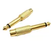 6,35mm Klinkenstecker auf Cinch RCA Buchse Kupplung Stecker Produktbild-Vorschau 3