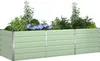vidaXL Pflanzkübel Pastellgrün 290 x 100 x 75 cm Verzinkter Produktbild-Vorschau 3