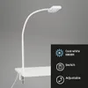 LED Klemmleuchte Tageslicht Kabelschalter 7,5 W weiß Produktbild-Vorschau 2