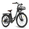 City E Bike 26 Zoll 158 - 198 cm bis zu 160 - 200 km 36 V Produktbild-Vorschau 4