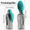 Tragbare Haustier-Wasserflasche, 800 ml Produktbild-Vorschau 2