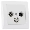 ChiliTec DELPHI Prise d'antenne TV+Radio+Sat incl. cadre UP Voir les images du produit 3