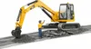 Bruder 02466 - Mini escavatore Cat con operaio edile Anteprima dell’immagine prodotto 16