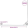 plachta vidaXL 650 g/m² 2x3 m bílá Náhled obrázku produktu 5
