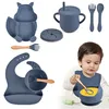 Kindergeschirr-Set Baby-Teller 8-teiliges Set Kinderteller Produktbild-Vorschau 1