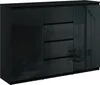 Kommode mit 4 Schubladen 2 Schränke 140cm Klamotenschrank Produktbild-Vorschau 1