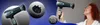 A collage of images showing a hairdryer and a woman using it. Produktbild-Vorschau