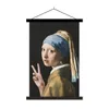 MuchoWow® Textilposter Das Mädchen mit dem Perlenohrring - Produktbild-Vorschau 1