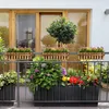 Relaxdays Blumenkasten, 3er Set, Holz, Lattenoptik, Produktbild-Vorschau 5