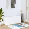 vidaXL Scarpiera a muro bianca 100x35x38 cm in materiale Anteprima dell’immagine prodotto 9
