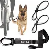 Handsfree Hunde-Fahrradleine mit Geschirr, schwarz, patentierte Konstruktion Productafbeelding-voorbeeld
