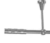 Gardinenstange mit Deckenhalterung I Metall Edelstahl Look Produktbild-Vorschau 1