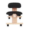 Kondela Ergonomischer Kniestuhl Groko - schwarz / buche Produktbild-Vorschau 7