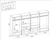 Meblast | Kleiderschrank 400x220 cm mit 2 Spiegeln - Produktbild-Vorschau 3
