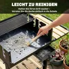 Outsunny Holzkohlegrill Grillwagen mit 4-fach Produktbild-Vorschau 7