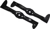 2 X 46 CM Rasenmähermesser Traktormesser für Jonsered Produktbild-Vorschau 1