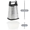 com-four® Küchenreibe mit Auffangbehälter - vielseitige Produktbild-Vorschau 6