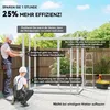 Outsunny Gerätehaus mit Pultdach 183 x 134 cm Gartenhaus Produktbild-Vorschau 4