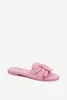 Damen flache Sandalen mit dekorativen Blumen Rosa Elzoria Produktbild-Vorschau 4