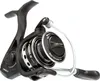 A black and silver fishing reel is shown against a white background. Náhľad obrázku produktu