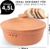 Römertopf Brottopf Rund Ø 30cm - Brotkasten Terrakotta aus Produktbild-Vorschau 4