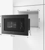 Klarstein Verosteel Einbaumikrowelle 60 cm mit Grill – 20L, Produktbild-Vorschau 7