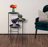 Metall Blumentopf Ständer mit 3 Etagen - 70 x 52 cm - Produktbild-Vorschau 2