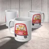 Mr. & Mrs. Panda Kaffeetasse Fahrlehrerin Herz - Weiß - Produktbild-Vorschau 5