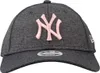 New York Yankees Cap, Tech-Jersey, New Era, 9FORTY, grau Produktbild-Vorschau 2