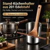 Topfdeckelhalter Küche aus Edelstahl,Deckelhalter mit Produktbild-Vorschau 3