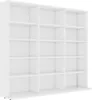 vidaXL CD-Regal Weiß 102x23x89,5 cm Holzwerkstoff Produktbild-Vorschau 7