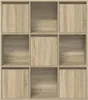 vidaXL Bücherregal Sonoma-Eiche 89x24x101,5 cm Produktbild-Vorschau 4