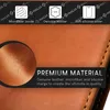 NALIA Custodia flip in vera pelle per iPhone 15 Pro, cover Anteprima dell’immagine prodotto 3