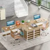 Bureau d'angle de 150 cm, bureau réversible avec tiroirs et Voir les images du produit 4