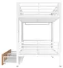 Etagenbett Metall MDF mit 4 LED Schubladen Ablage Produktbild-Vorschau 16