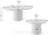 Kulatý rozkládací stůl 130(180)x130 ROWAN - dub Náhled obrázku produktu 5
