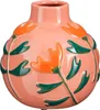 Mica Decorations Ava Vase - H20 x Ø20 cm - Keramik - Rosa Produktbild-Vorschau 1