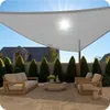 KRUMAD Sonnensegel, 3x3m, Grau, Dreieckig, UV-Schutz 95%, Produktbild-Vorschau 6