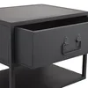 LOFT42 Djax Nachttisch Industrial - Schwebend - Schwarz Produktbild-Vorschau 4