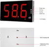 A digital sound meter with its back shown, highlighting mounting options and buttons. Voir les images du produit