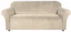 Sofabezug 4 Sitzer 235-300cm - Hellbeige - Samt - Stretch Produktbild-Vorschau 7
