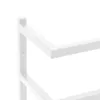 vidaXL Wieszak na ręczniki biały 24x12x96 cm stalowy Podgląd zdjęcia produktu 6