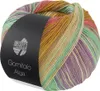 Lana Grossa - Gomitolo Alga 2028 senfgelb rosa fuchsia jade Produktbild-Vorschau 1