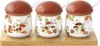 Set van 3 serveerschalen, "AUTUMN BREEZE", herfstmotief, Productafbeelding-voorbeeld 1
