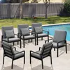 MeXo 6er set Stühle, Gartenmöbel-Sets Frei Kombination, Produktbild-Vorschau 1
