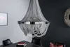 Barock Design Kronleuchter ROYAL XL 70cm silber Produktbild-Vorschau 5